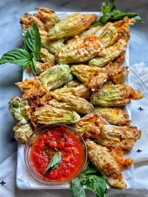 how to cook zucchini flowers without frying